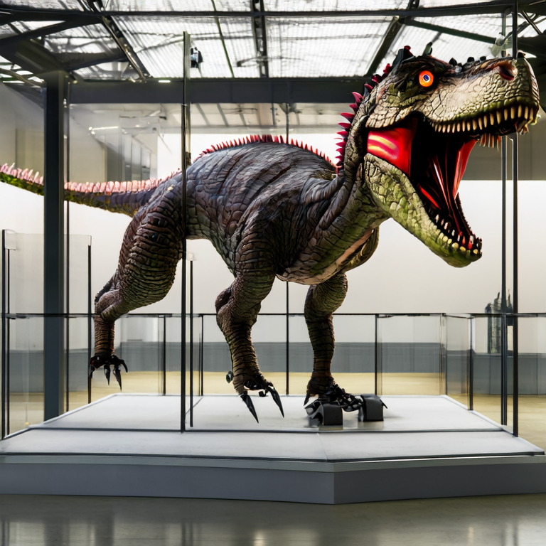 Interactive Dinosaur Exhibit