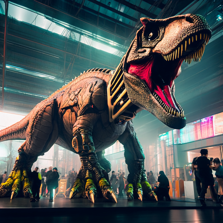animatronic dinosaurs