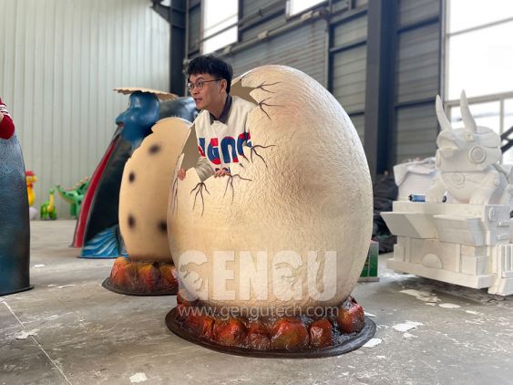 Fiberglass Dinosaur Egg