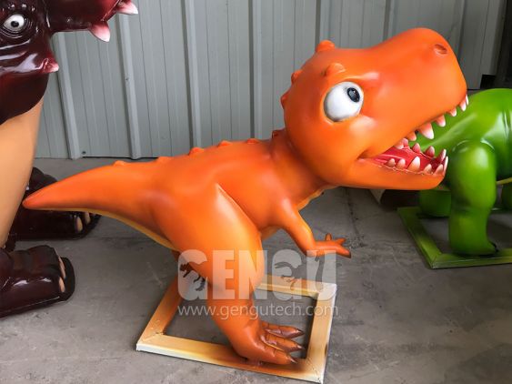 Fiberglass Cartoon Dinosaur
