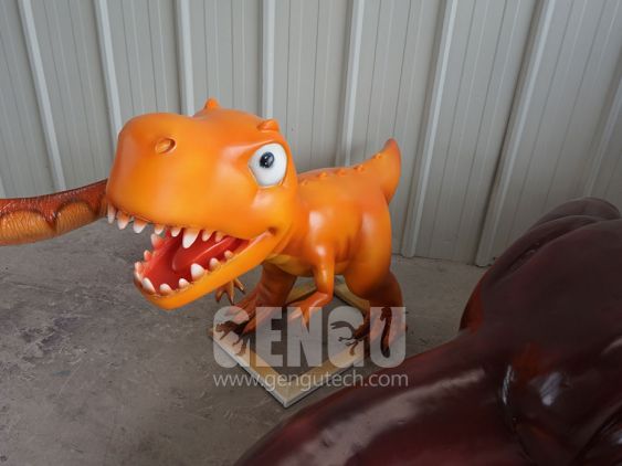 Fiberglass Cartoon Dinosaur