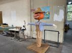 Halloween Pumpkin Scarecrow