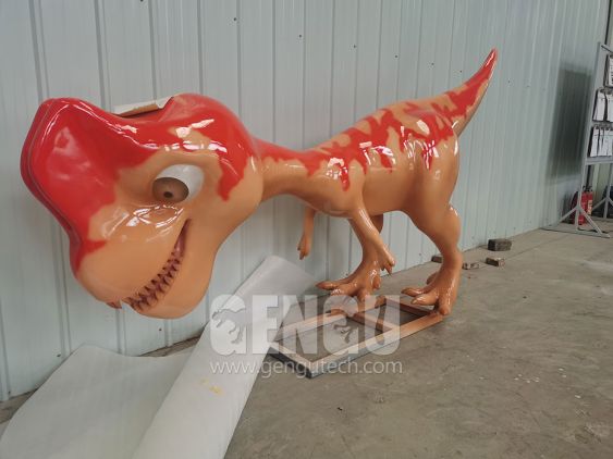 Fiberglass Cartoon Dinosaur