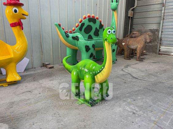 Fiberglass Cartoon Dinosaur