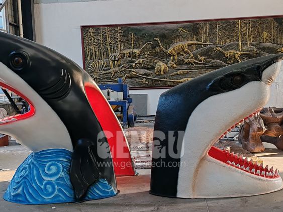 Fiberglass Shark Head