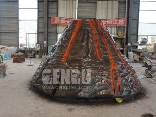 Fiberglass Volcano