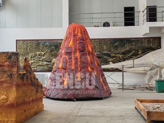 Fiberglass Volcano