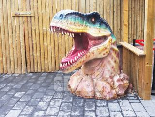 Fiberglass Dinosaur Head