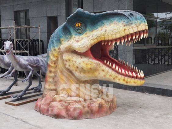 Fiberglass Dinosaur Head