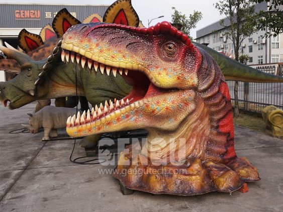 Fiberglass Dinosaur Head
