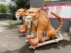 Fiberglass Saber-toothed Tiger