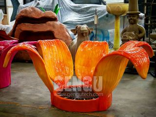 Flower-shaped Trampoline